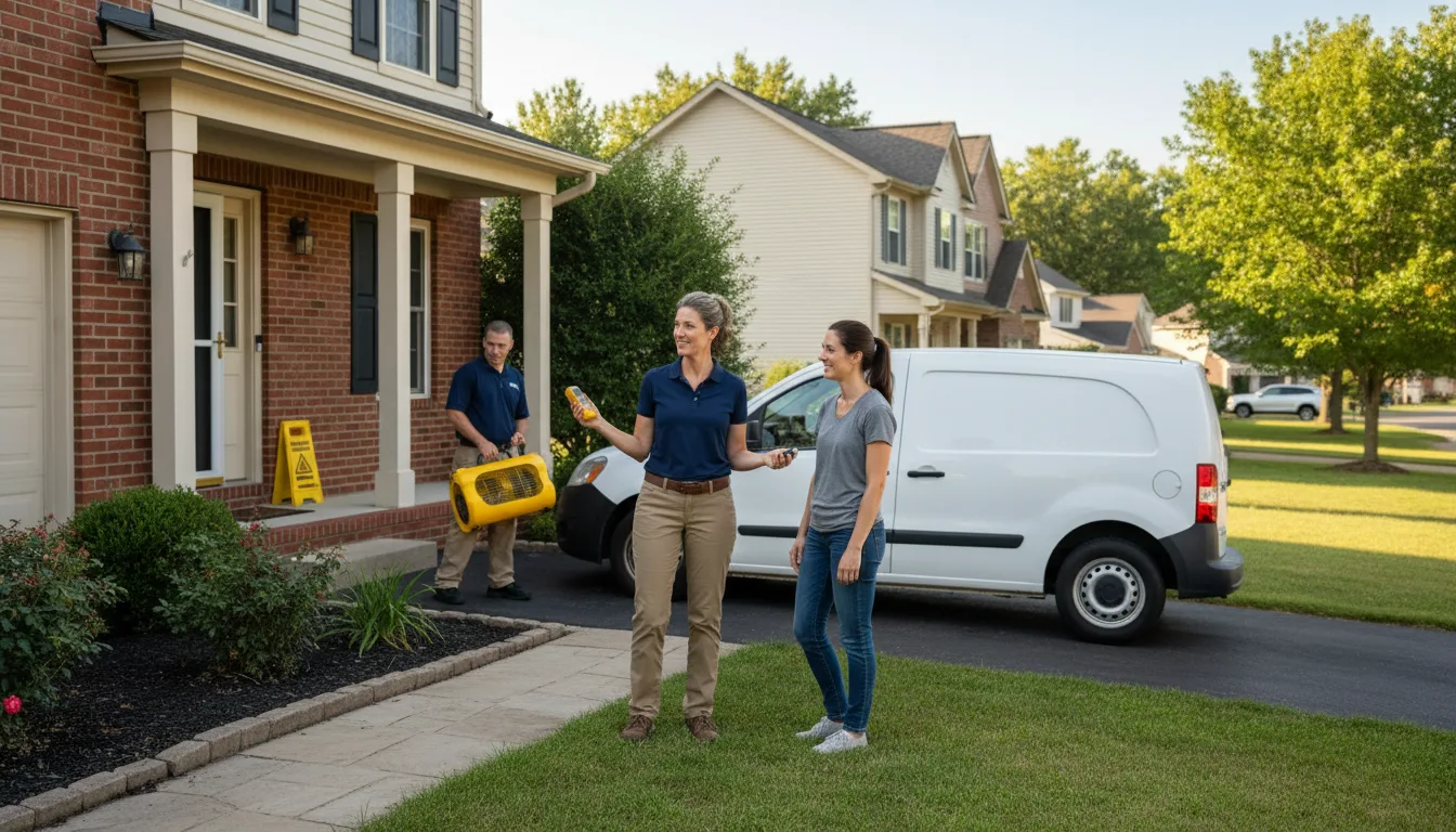 Water restoration image for Water Damage & Restoration Services in Athens, ME